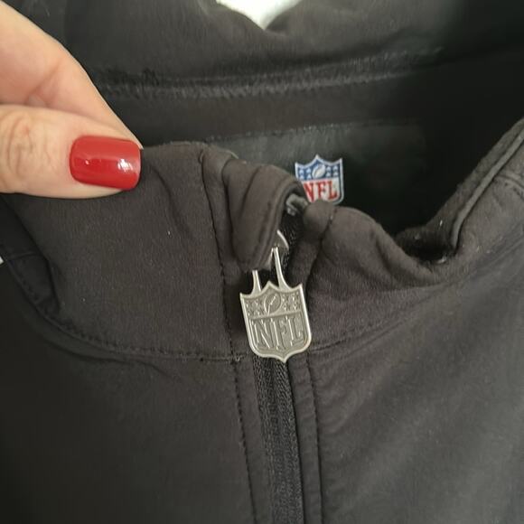 NFL PRO LINE CAROLINA PANTHERS 3x lined Black Jacket - Picture 3 of 10